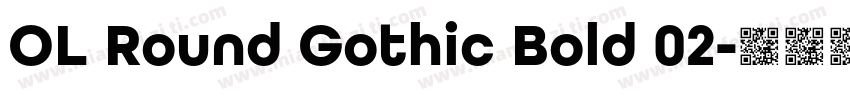 OL Round Gothic Bold 02字体转换